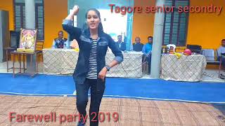 Tagore senior secondary school Nimbi Jodha farewell party 2019 Song jajba [upl. by Gnuoy992]