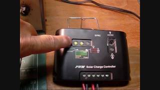 Solar Panel Charge Controller Bench Test [upl. by Choong847]