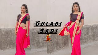 Gulabi sadi  Sanju Rathod  Gspark  prajakta  dance new Marathi dance dancecover [upl. by Orsola]