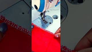 Wow amazing overlock with normal mechineshortsfeed fashion diy diysewing shortsytshorts views [upl. by Oralla74]