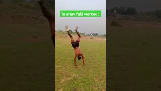 Bajrang baan ta army worm up workout before running❤️‍🔥❤️‍🔥 taarmy viralshorts2024 shortvideos [upl. by Berey382]