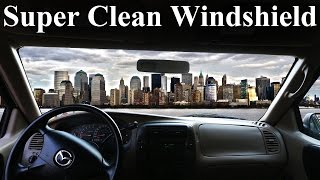 How to Super Clean the INSIDE of Your Windshield No Streaks [upl. by Sackville]