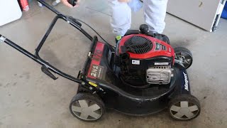 How to Oil ChangeService MASPORT 470 2n1 lawnmower [upl. by Mitchell872]