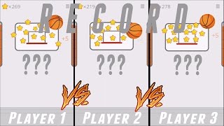 Ketchapp Basketball GamePlay World Record HD [upl. by Llemert]