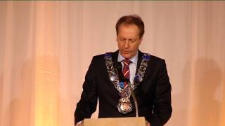 Nieuwjaarstoespraak Rob Van Gijzel 2014 Stadhuis [upl. by Sakhuja]