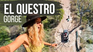 EL QUESTRO GORGE  Kombi surfing across VERY deep water crossing [upl. by Sievert]