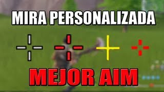 Como poner MIRA PERSONALIZADA en Fortnite [upl. by Wailoo]