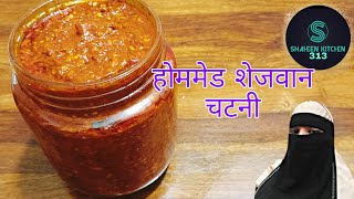 शेजवान चटनी ऐसे बनाओगे तो बारबार बनाने का मन करेगा । home made schezwan chutney recipe [upl. by Refinaj255]