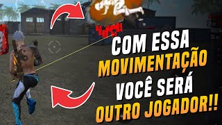 COMO MELHORAR A MOVIMENTAÇÃO NÍVEL AVANÇADO  FREE FIRE [upl. by Itsuj]