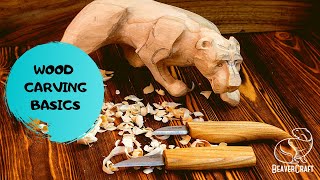 Wood Carving for Beginners  BasicsampTips [upl. by Pendleton691]