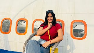 Aero restro Aeroplane restaurant vlog garden galleria mall noida good place for weekends masti😍 [upl. by Tammy]