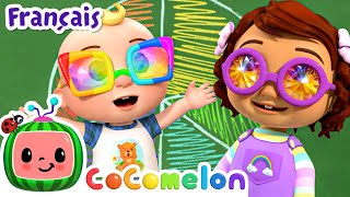 Les couleurs du kaléidoscope  Épisode Complet  CoComelon en Français  Chansons pour bébés [upl. by Adelric]