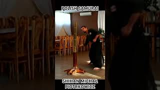 TANTO TAMESHIGIRI FULL SIZE TATAMI  tameshigiri martialarts budo [upl. by Acalia]