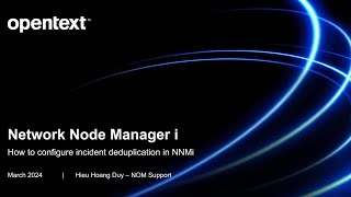 NNMi How to configure incident deduplication [upl. by Bobbie197]