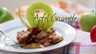 Rezept Apfel Crumble selber machen [upl. by Quartana]