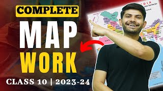 Complete Map Work for Class 10  Secure your 5 Marks in 1 hour  Class 10th SST 202425 [upl. by Eliza]