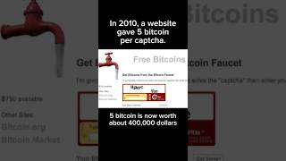 Free bitcoin 😭 bitcoin bitcoinnews money facts fact didyouknow [upl. by Kielty464]