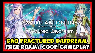 Sword Art Online Fractured Daydream ソードアート・オンライン フラクチュアード デイドリーム PS5 FREE ROAM  Coop Gameplay [upl. by Nirehtac]