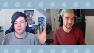 DanTDM meets Jacksepticeye on Omegle [upl. by Aynotahs97]