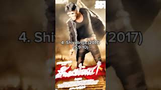 Top 7 movies of Raghava Lawrence along with their IMDb ratingsraghavalawrence shorts ytshorts [upl. by Eem786]