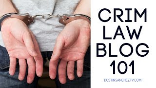 Criminal Law Blog Topics [upl. by Neill562]