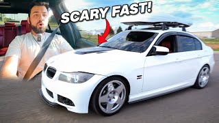 Customer Drives 600HP BMW Big Single Turbo Accleration  REACTION [upl. by Yaj]