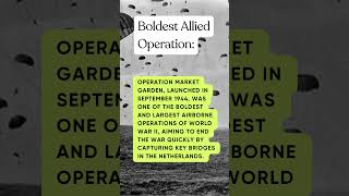 Operation Market Garden A Look Back In History PART 1 80thanniversary arnhem militaryhistory [upl. by Singh]