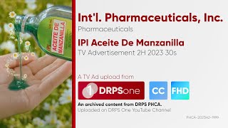 IPI Aceite De Manzanilla TV Ad 2H 2023 30s CCHD [upl. by Gabrielle]