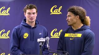 Cal Football Cal at Pitt 10122024 Postgame Presser  Fernando Mendoza amp Teddye Buchanan [upl. by Ffoeg]