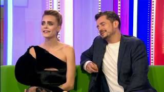 CARNIVAL ROW Orlando Bloom amp Cara Delevingne interview  subtitled [upl. by Gerc]