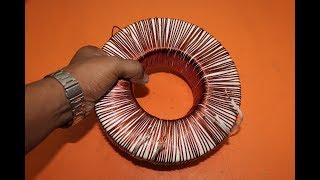 how to make transformer how to make toroidal transformer transformer making electronics [upl. by Glaudia646]