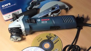 Bosch GWS 7125 [upl. by Norrahc993]