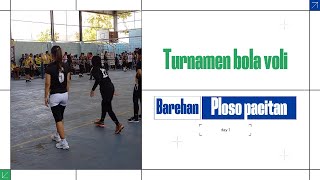 TURNAMEN BOLA VOLI PUTRI BAREHAN VS NGAMPEL ANTAR RW PLOSO LURR [upl. by Piegari]