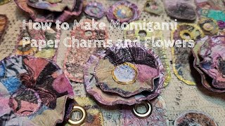 How to make Momigami Paper Charms and Flowers [upl. by Ahsemrak992]