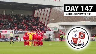 WATCHING MY FIRST CRAWLEY TOWN FC GAME MATCH FOOTAGE [upl. by Etnahs]