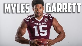 Most Explosive Defensive End in all of College Football Myles Garrett Highlights ᴴᴰ [upl. by Cohlette]