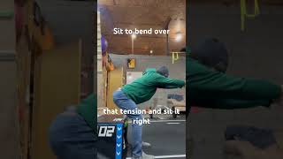 Sit to bend over hamstring opener [upl. by Aytac]