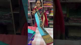 Gadwal Handloom Sarees collection 2024  Akruthi Creations  Ratna  Ongole [upl. by Ursas]