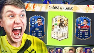 98 RATED  HIGHEST RATED FIFA 22 FUT DRAFT EVER [upl. by Yartnoed]