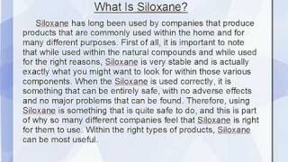 What Is Siloxane [upl. by Annaig]