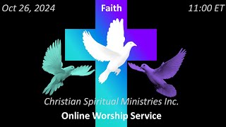 Faith  Strong Beginnings Worship Service  20241026 [upl. by Gabriela699]