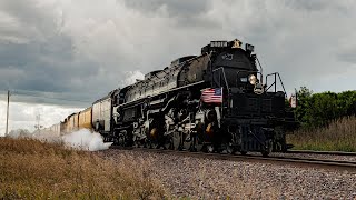 No 4014 Big Boy Union Pacific Rochelle Intermodal Facility Illinois September 6th 2024 [upl. by Sokairyk201]