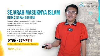 Menjawab dan Bahas Soal UTBK SEJARAH SOSHUM  Masuknya Islam Di Indonesia [upl. by Aihsenyt369]