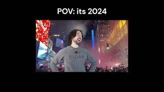 POV its finally 2024  2024 newyear jacksepticeye [upl. by Anohr]