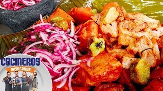 Receta Cochinita pibil  Cocineros Mexicanos [upl. by Trojan]