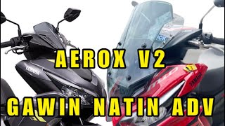 Windshield for aerox v2 2022 model astig mikoymotospecs [upl. by Alonso]