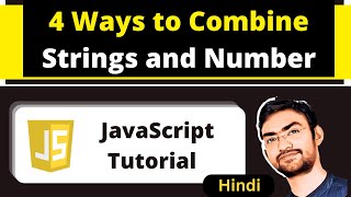 4 Ways to Concatenate Strings and Number in JavaScript  Master JS [upl. by Sirovaj333]