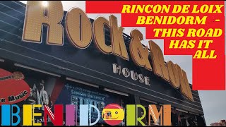 Benidorms RINCON HAS IT ALL☀️🇬🇧Tropical Sinatras RockRoll Corner Bar amp Eateries🍺🎶🕺🏻 benidorm [upl. by Hurd108]