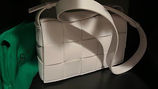 New Unboxing Bottega Veneta Cassette Bag 3 Ways to wear it [upl. by Lertnom]