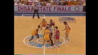 1987 IHSAA State Semifinal 1 Marion 70 Bedford North Lawrence 61 [upl. by Weinrich746]